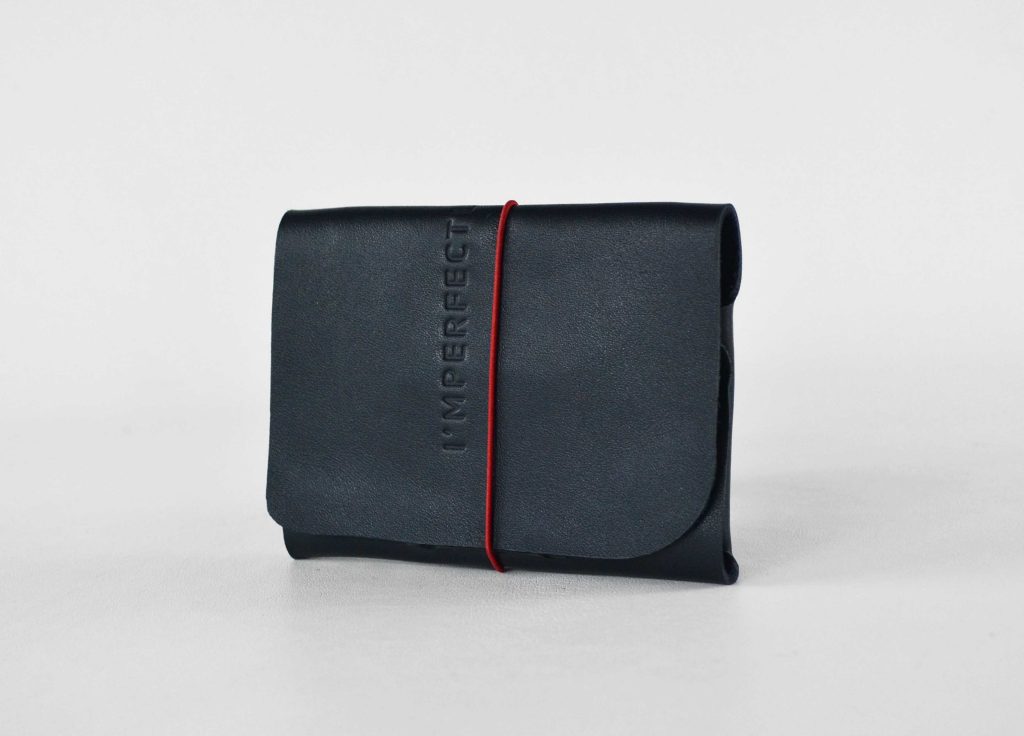 Balck soft leather wallet