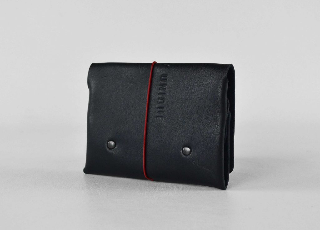 Balck soft leather wallet